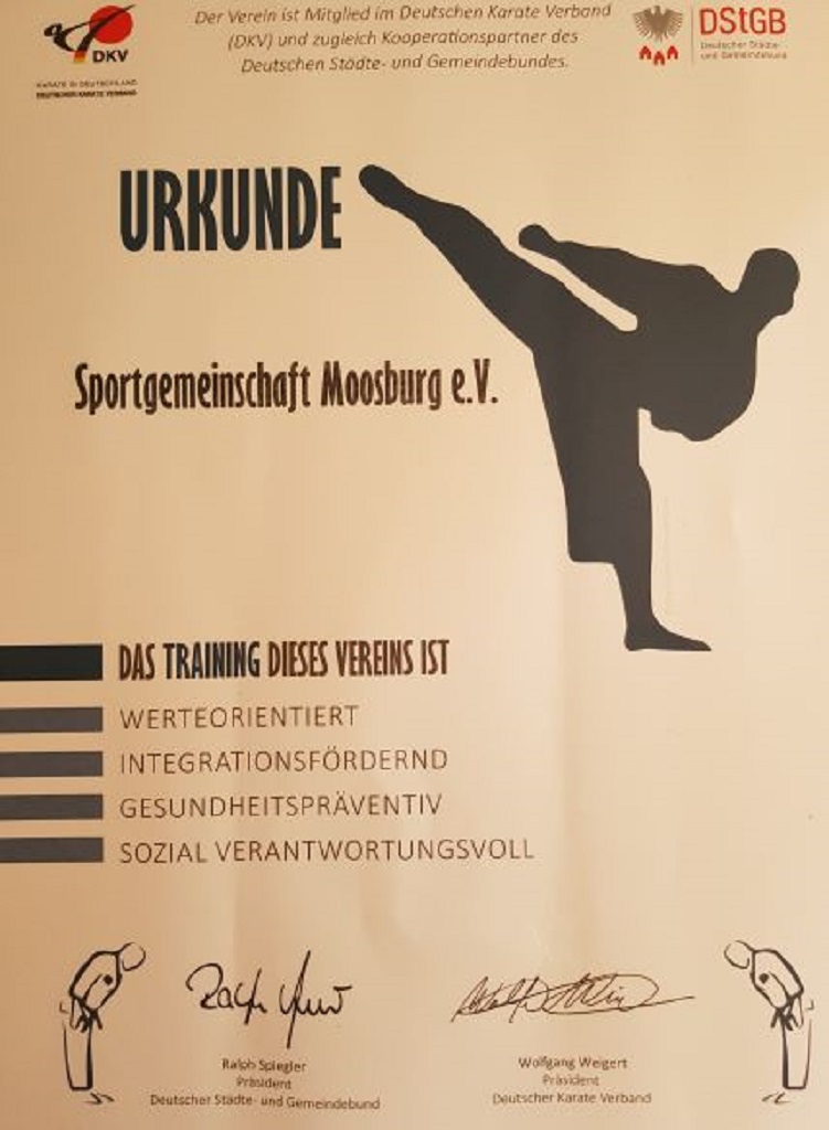 DKV Urkunde